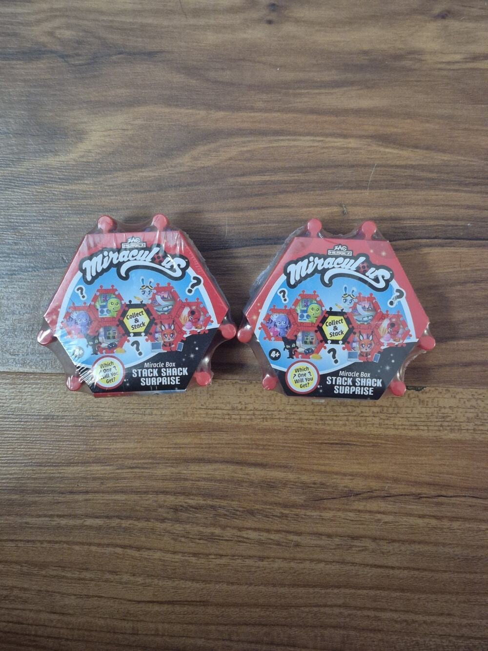 2 Miraculous Ladybug Miracle Stack Shack Blind Box Surprise Mini Figure Rare S33